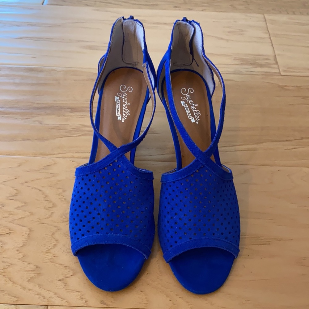 Seychelles Gamble Sandals Bright Blue